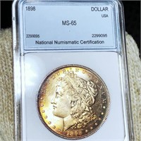 1898 Morgan Silver Dollar NNC - MS65