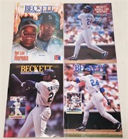 (4) Beckett Baseball Magazine w/ Ken Griffey Jr.