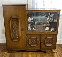 Vintage Cabinet, Includes Contents
