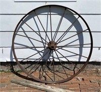 Antique Cast Iron Buggy Wheel