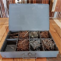 Metal Storage Case w/Nails