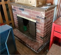 Faux Brick Fireplace Heater