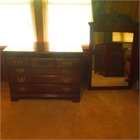 "LEA" Furniture/Dresser and Mirror