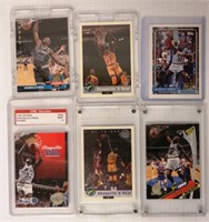 6 Shaq Rookie Cards - Shaquille O'Neal Basketball