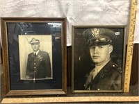 (2) Framed Military Pictures