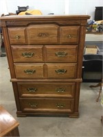 58? dresser with 5 drawers. Good shape. Broyhill