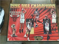 1996 NBA champions, framed poster