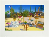 Fanch Ledan "Atelier de Cezanne" Signed!