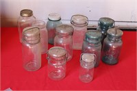 BOX OF MISC. CANNING JARS