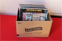 BOX OF MOSTLY OLD COUNTRY ALBUMS