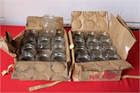 2 BOXES OF PINT CANNING JARS - SMALL MOUTH