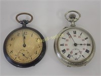 Pair of Swiss Antique Pocket Watches