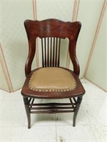 Leather seat Chair