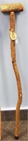 Handcrafted Wooden Walking Stick with Hand Rest