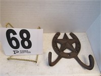 Metal Horse Shoe Star Hook (R1)