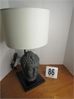 22" Tall Asian Themed Lamp with Shade (R1)