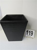 10" Tall Leather Type Trash Can (R1)
