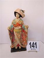 15" Tall Oriental Themed Figure on Stand (R1)