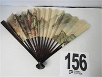 Oriental Themed Hand Fan (R1)