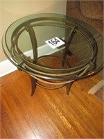 Metal & Glass Table - 24" Tall (Matches #134)