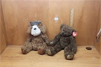 TY Bear & Dog Stuffed