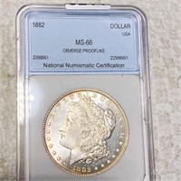 1882 Morgan Silver Dollar NNC - MS66 OBV PL