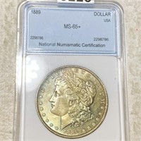 1889 Morgan Silver Dollar NNC - MS65+