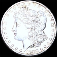 1886-S Morgan Silver Dollar NEARLY UNCIRCULATED