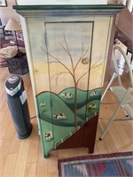 Vintage Folk Art Painted Jelly Cupboard