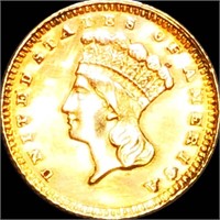 1885 Rare Gold Dollar UNCIRCULATED