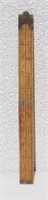 Vintage Folding Wood Ruler