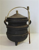 Vintage Cast Iron Cape Cod Fire Starter Cauldron