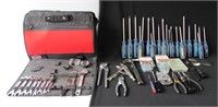 Jobmate Soft Tool Case & Assorted Hand Tools Lot