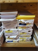 Lot of Canary Yellow Copy Paper