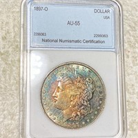 1897-O Morgan Silver Dollar NNC - AU55