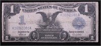 1899 BLACK EAGLE SILVER CERTIFICATE  VF20