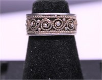 STERLING SILVER MADE IN PORTUGAL BAND RING