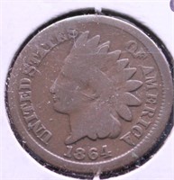 1864 INDIAN HEAD CENT  VG