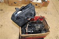 BOX OF MISC. POWER TOOLS