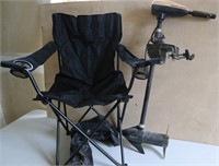 Trolley Motor and fold up chair