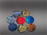 (8) Pokemon Holo/Chrome Coins