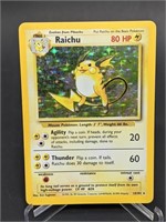 1999 Pokemon Raichu Rare Holo 14/102