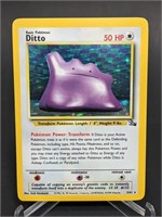 1999 Pokemon Ditto Fossil Rare Holo 3/62