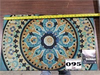 NEW Heavy Decorative Rubber Entry Mat 30x18