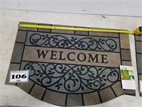 NEW Decorative Rubber Welcome Mat