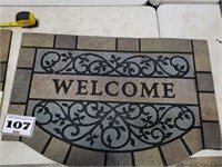 NEW Decorative Rubber Entry Mat