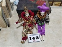 Collectible Jesters and Decorative Box