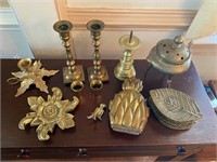 Vintage Collection of Decorative Brass Items