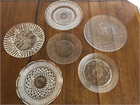 Vintage Glass Serving Platters