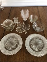 Assorted Vintage Pressed Glassware